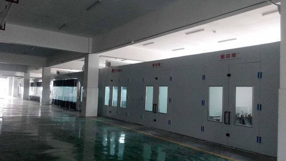 chất lượng Dây chuyền sơn kim loại cho trung tâm đào tạo Tấm kim loại tự động Màu trắng để sửa chữa ô tô nhà máy sản xuất