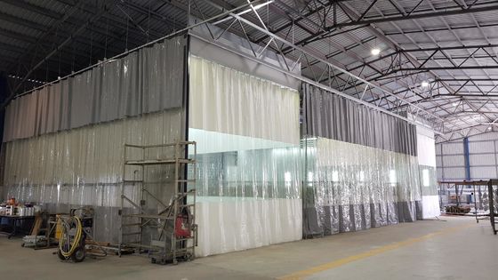 chất lượng trạm chuẩn bị màn nhựa pvc tấm thép mạ kẽm sơn màu trắng sản phẩm quân sự nhà máy sản xuất