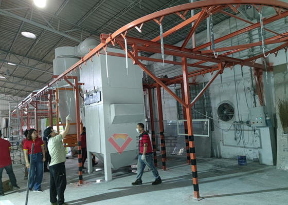 Dây chuyền sơn tĩnh điện Nhà máy sơn tĩnh điện Thiết bị sơn tĩnh điện