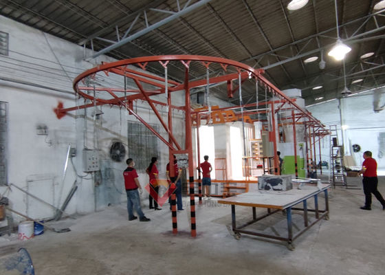 chất lượng dây chuyền sơn bột tự động nhà máy sản xuất