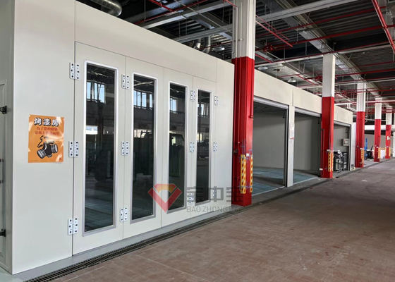 Dây chuyền sản xuất phun sơn tấm kim loại tự động với điều khiển PLC