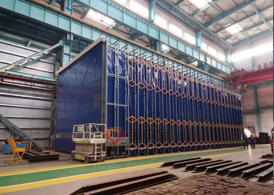 chất lượng Thiết bị sơn kính thiên văn PVC Gian hàng sơn kết cấu thép nhà máy sản xuất