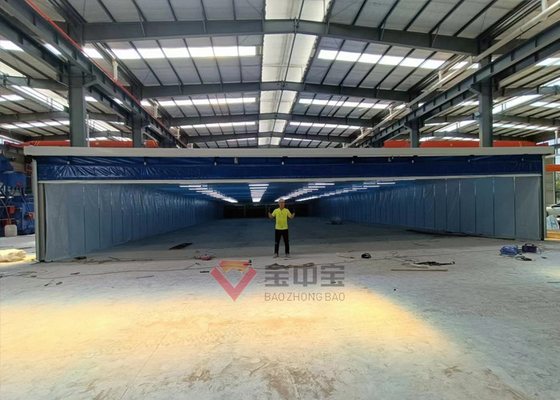 Máy móc hạng nặng có thể thu vào chuyên nghiệp Gian hàng sơn kính thiên văn Gian hàng