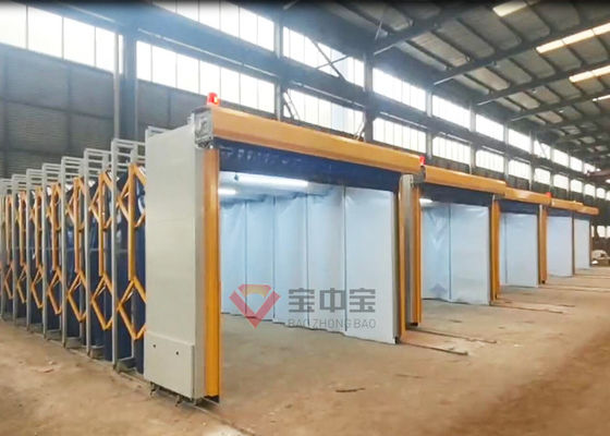 chất lượng Gian hàng sơn kính thiên văn cho phôi kim loại lớn và dài nhà máy sản xuất