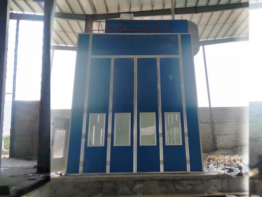 Buồng phun sơn xe buýt PLC Điều khiển màn hình cảm ứng Buồng sơn xe tải