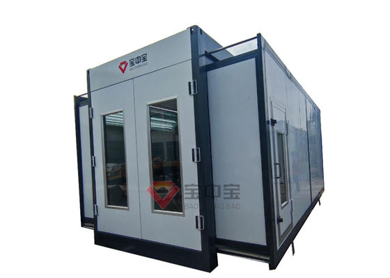 chất lượng Buồng phun có thể di chuyển được với phòng sơn mở rộng tường bên cho ô tô nhà máy sản xuất