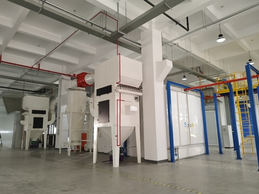 Đường phủ bột điều khiển màn hình cảm ứng cho thiết bị công nghiệp nặng Giải pháp sơn tùy chỉnh