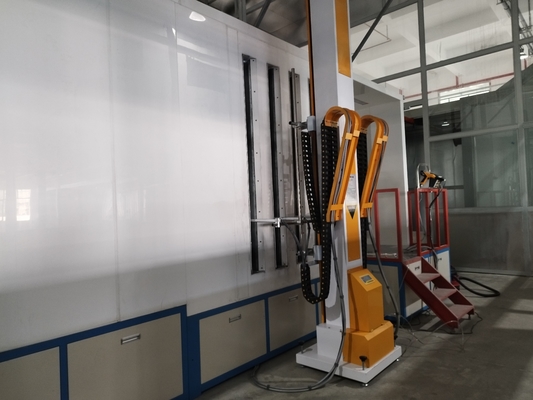 Tự động Reciprocator máy móc nặng Booth sơn cho chuyển động trơn tru của súng cho bột phủ