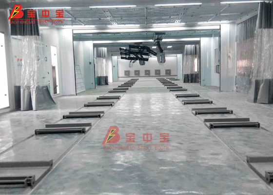 chất lượng Dây chuyền gian hàng phun bảo dưỡng ô tô tùy chỉnh / Dây chuyền sơn sửa chữa ô tô nhà máy sản xuất