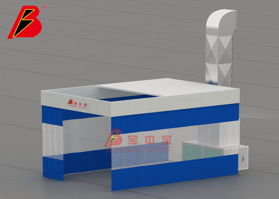 chất lượng Phòng chà nhám CE Trạm chuẩn bị sơn 6.4m có rèm nhà máy sản xuất