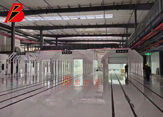 chất lượng Dây chuyền sơn tấm kim loại đa trạm Dây chuyền sửa chữa xe hơi Dây chuyền gian hàng phun sơn nhà máy sản xuất