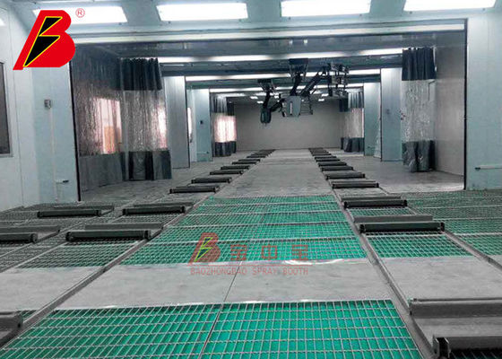 Sửa chữa nhanh Ô tô Trạm đôi Trạm chuẩn bị kim loại Dây chuyền phun