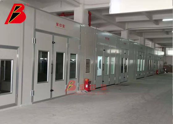 Dây chuyền sản xuất sơn phủ ô tô Dây chuyền sơn kim loại tự động Dây chuyền sửa chữa thân xe ô tô