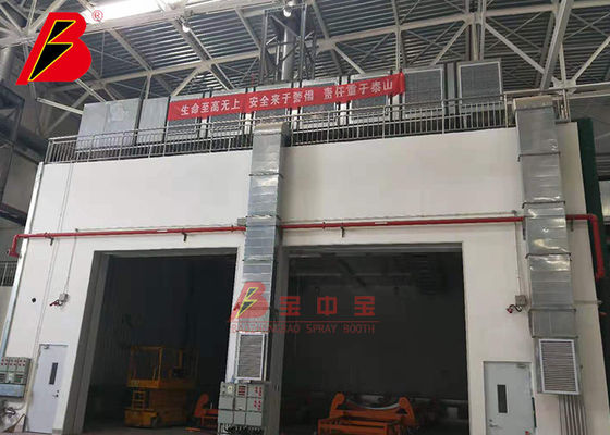 Buồng xe buýt phun sơn tĩnh điện công nghiệp