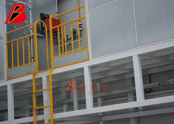 chất lượng Đào đất Container Xe tải Diesel Nướng Dây chuyền sơn công nghiệp 60um nhà máy sản xuất