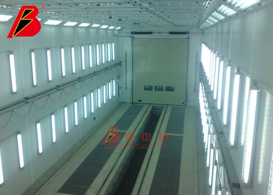 chất lượng Đào mặt đất Nướng TUV Vận chuyển container Gian hàng phun nhà máy sản xuất