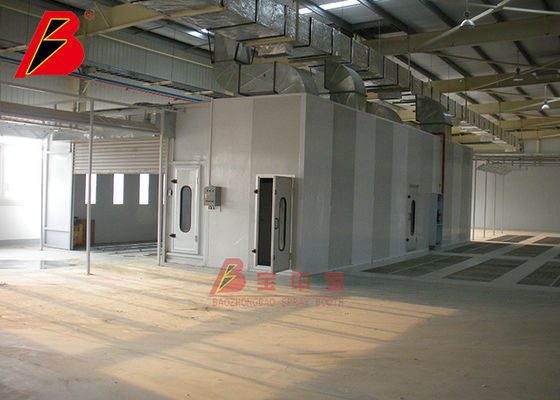 Phòng phun sơn xe khách TUV tự động tối thiểu 2,5m