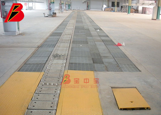 chất lượng Chuỗi sàn Thép tự động 2,5 m min Gian hàng phun ô tô chất nền nhà máy sản xuất
