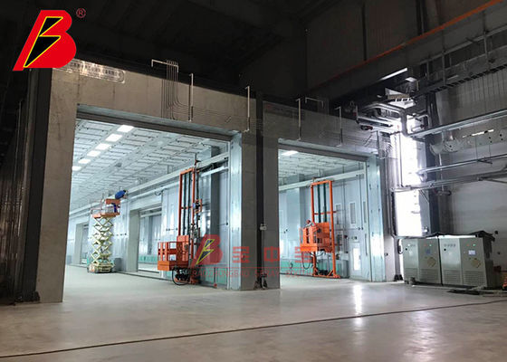 Buồng phun dài Lưỡi dao gió 2,5m Dòng phủ tối thiểu
