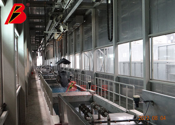 chất lượng Tiếp tục Dây chuyền Pre-treament cho Xe máy Dây chuyền Sơn Tự động Điều khiển Chuỗi thông minh nhà máy sản xuất