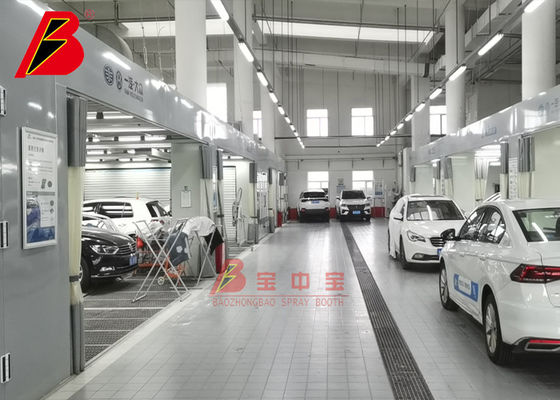 chất lượng Phòng chuẩn bị cửa hàng sửa chữa 5 phút Dây chuyền sơn kim loại tự động nhà máy sản xuất