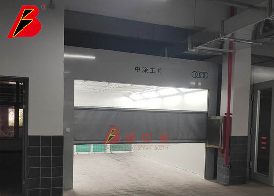 chất lượng Body Shop Prep Station Booths Đánh bóng Đường dây Sơn Tự động Tấm kim loại cho Cửa hàng 4s nhà máy sản xuất