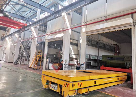 chất lượng Thiết bị vận chuyển cho dây chuyền sơn xe tăng tốc độ với phòng sơn công nghiệp xe đẩy điện nhà máy sản xuất