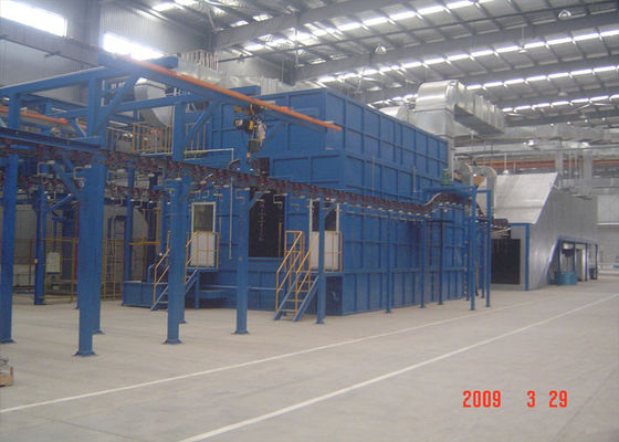 chất lượng Dây chuyền sơn máy móc hạng nặng chuyên nghiệp với hệ thống vận tải treo Các dự án sơn nhà máy sản xuất