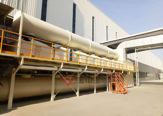 chất lượng 100000m3 / h Khí thải Hệ thống xử lý VOCs Than hoạt tính Thiết bị bảo vệ môi trường nhà máy sản xuất