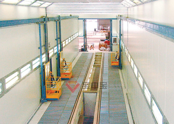 chất lượng Nền tảng làm việc của thang máy dành cho xe lửa phun Booth Giải pháp sơn cho tàu điện ngầm nhà máy sản xuất
