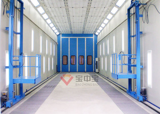 chất lượng Nâng người trong phòng sơn Gian hàng phun sơn xe tải với bệ nâng 3D nhà máy sản xuất