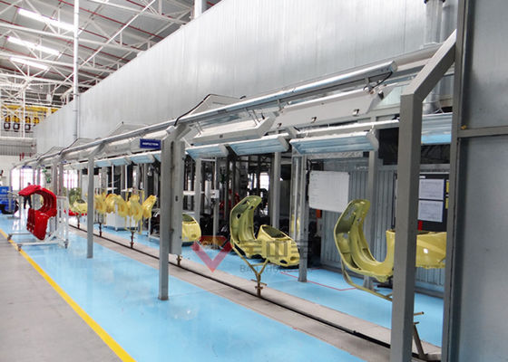 Dây chuyền sản xuất sơn phun xe máy Thiết bị phun sơn tự động