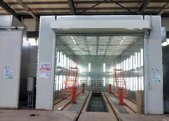 chất lượng Gian hàng phun sơn quân sự với Bàn sơn nền tảng làm việc Manlift nhà máy sản xuất