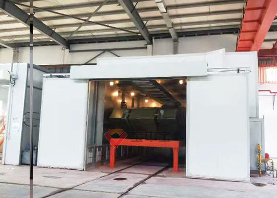 chất lượng Gian hàng nướng cho xe tăng Dây chuyền sơn quân sự Dây chuyền sản xuất sơn dự thảo đầy đủ nhà máy sản xuất