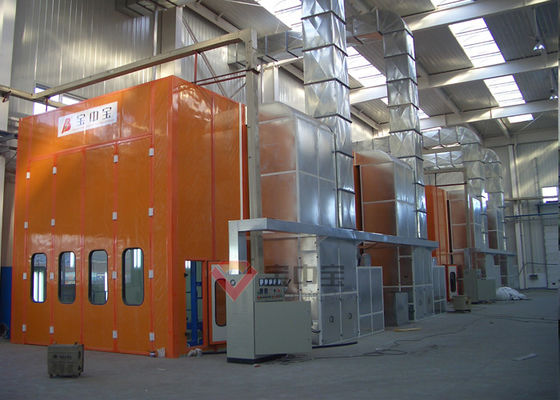 chất lượng Buồng sơn xe buýt Luồng khí đầy đủ Gian hàng phun Downdraft cho xe nhà máy sản xuất