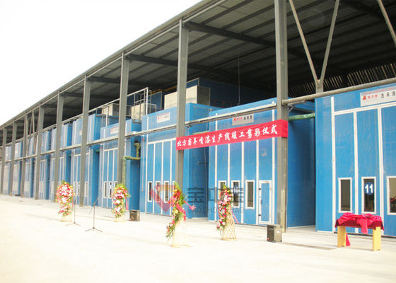 chất lượng Buồng phun xe với bệ nâng 3D Thiết bị sơn xe buýt nhà máy sản xuất