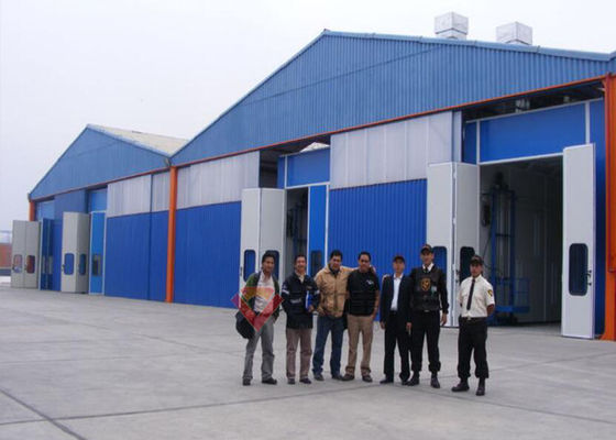 chất lượng 15m Xe tải Phun Booth Nâng nền làm việc để sơn Thiết bị sơn Nhà cung cấp Trung Quốc nhà máy sản xuất
