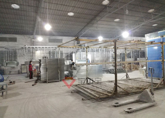 chất lượng Dây chuyền sơn tĩnh điện bán tự động cho các bộ phận kim loại công nghiệp nhà máy sản xuất