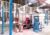 Dây chuyền sơn tĩnh điện băng tải Trung Quốc bằng phòng nướng 250 độ