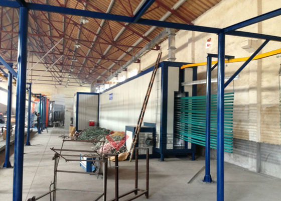 Dây chuyền sản xuất sơn phủ điện bằng nhôm Phòng hệ thống sơn tự động