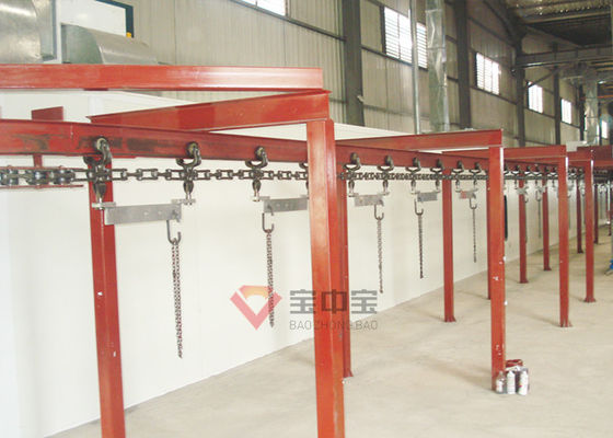 chất lượng Hệ thống băng tải dây chuyền sơn cho dây chuyền sơn tĩnh điện với dây chuyền treo nhà máy sản xuất