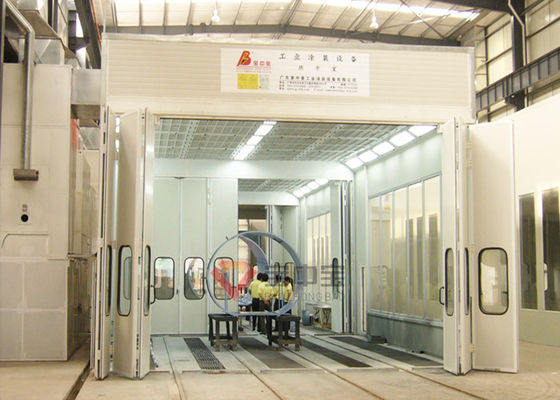 chất lượng Gian hàng sơn máy móc hạng nặng cho nhà máy điều hòa nhiệt độ Dự án dây chuyền sơn chuyên nghiệp nhà máy sản xuất