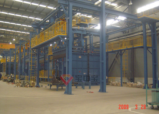 chất lượng Gian hàng sơn máy móc hạng nặng với hệ thống dây chuyền phân phối tự động Dây chuyền sơn công nghiệp nhà máy sản xuất