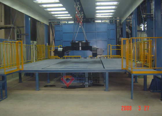 chất lượng Dây chuyền sơn phun tự động cho gian hàng sơn máy móc hạng nặng Tiếp tục dây chuyền vận chuyển nhà máy sản xuất