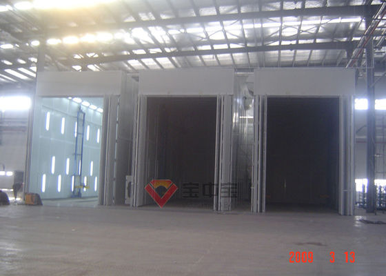 chất lượng Buồng phun kết nối cho máy móc hạng nặng Dây chuyền thiết bị sơn phủ hàng đầu nhà máy sản xuất