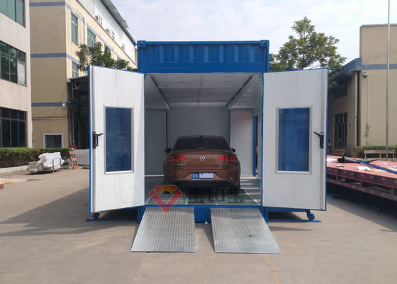 chất lượng Thùng xịt Gian hàng mưa đá Gian hàng sửa chữa xe hơi Gian hàng sơn di động nhà máy sản xuất