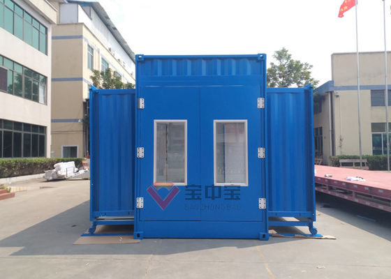 Phòng phun sơn Contaner Phòng sơn tùy chỉnh Phòng phun có thể di chuyển Xử lý Phòng sơn mở