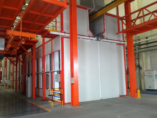 chất lượng Gian hàng sơn máy móc hạng nặng cho thiết bị của tập đoàn Yuanda Gian hàng phun mở đầu nhà máy sản xuất