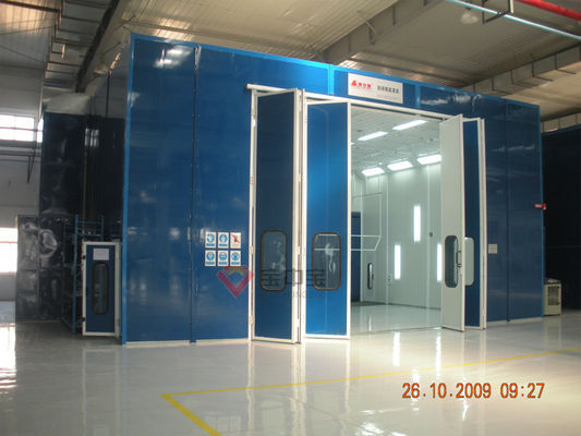 Gian hàng phun nướng công nghiệp tùy chỉnh cho phụ tùng tàu hỏa / máy bay Dây chuyền sơn Gian hàng sơn hàng không vũ trụ