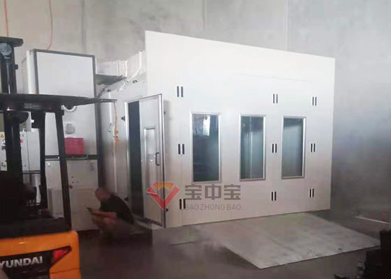 chất lượng Phòng phun sơn tự động Phòng phun sơn tiêu chuẩn AU / NZS với hộp đèn bên ngoài nhà máy sản xuất